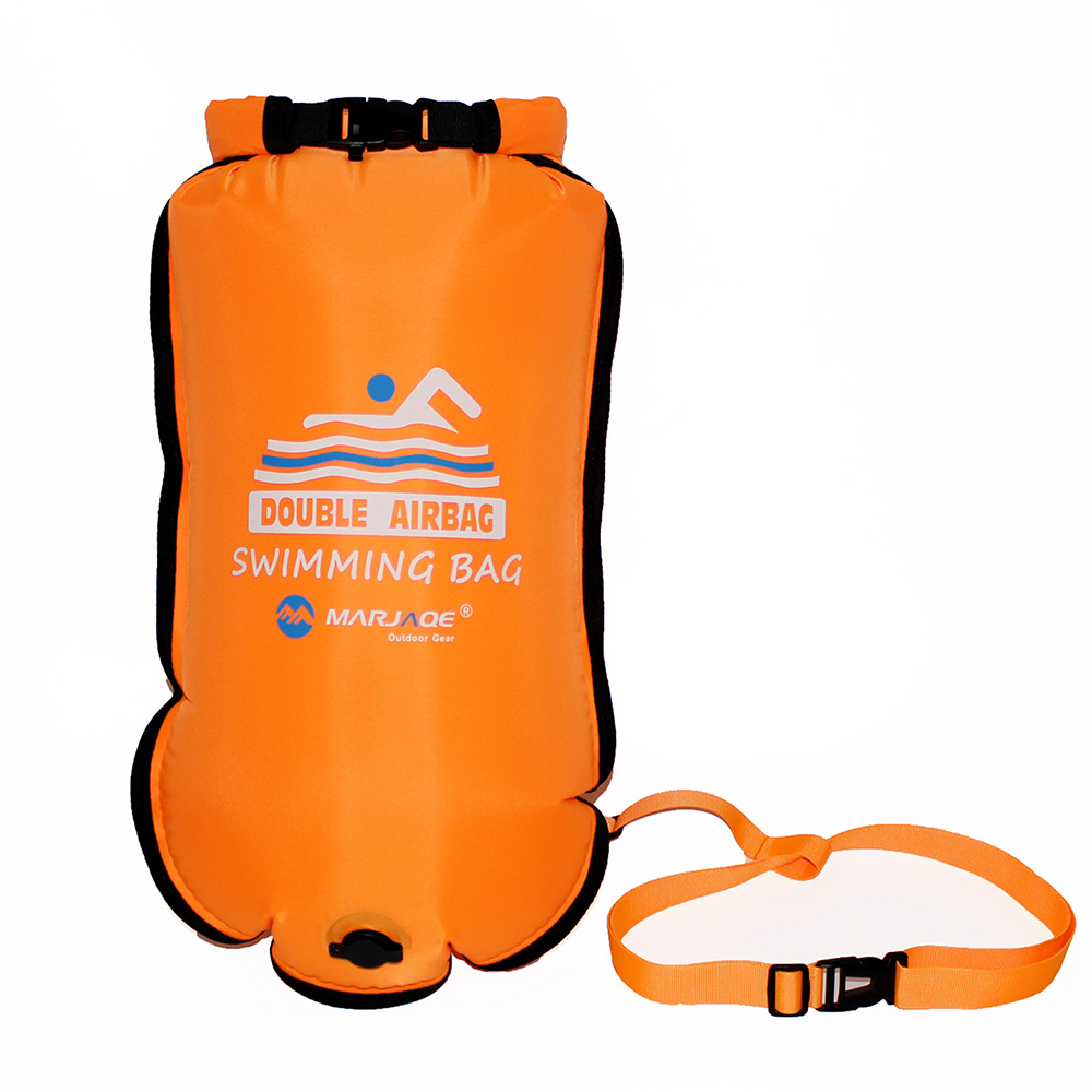 Swim Buoy Open Water - Inflatable Open PVC Swimming Buoy, Tow