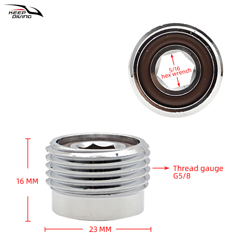 1Pcs DIN to Yoke Adapter Scuba - Aquatic Diving review and price